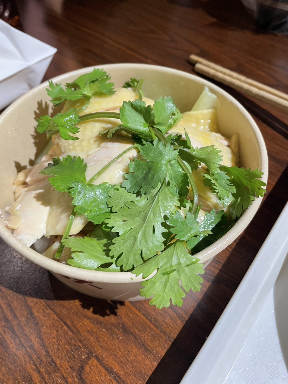 上海の白切鶏